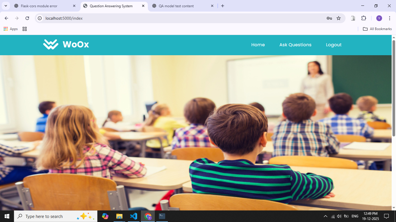 Question Answering System Using SQuAD