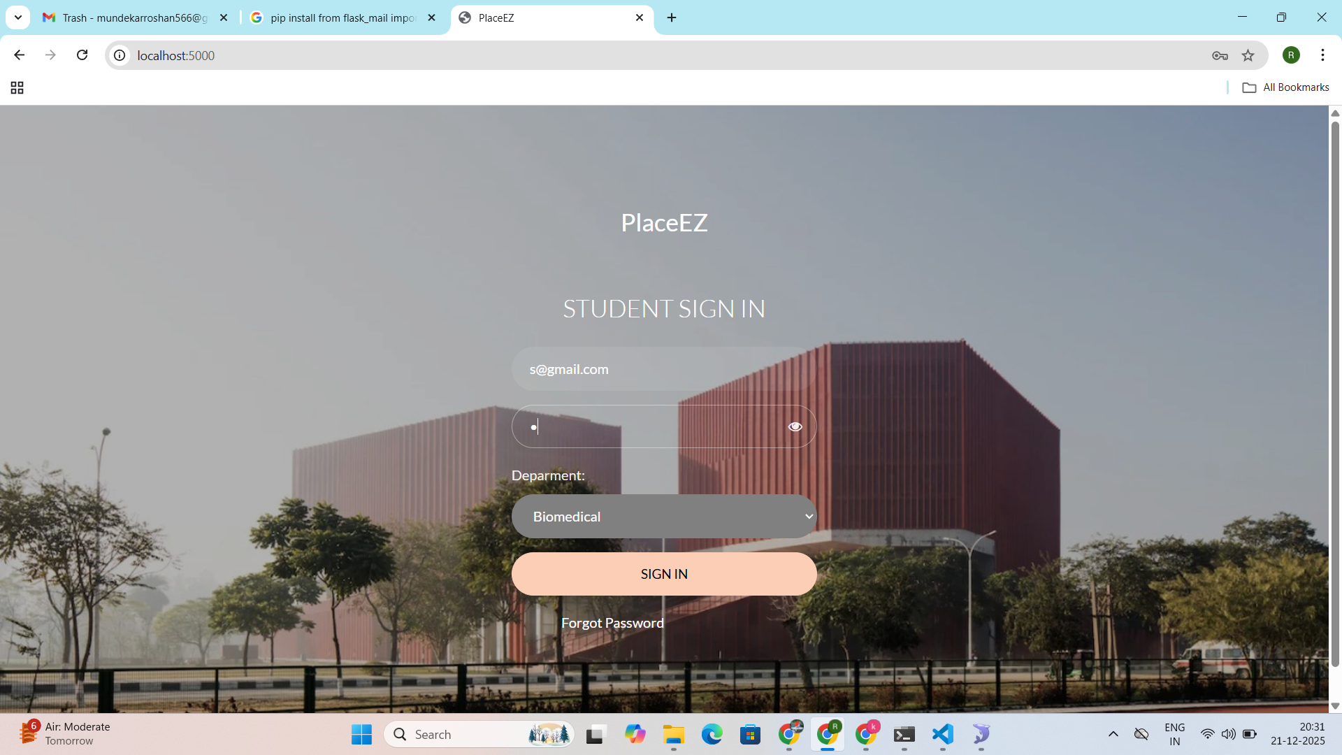 Recruitment System with Placement 